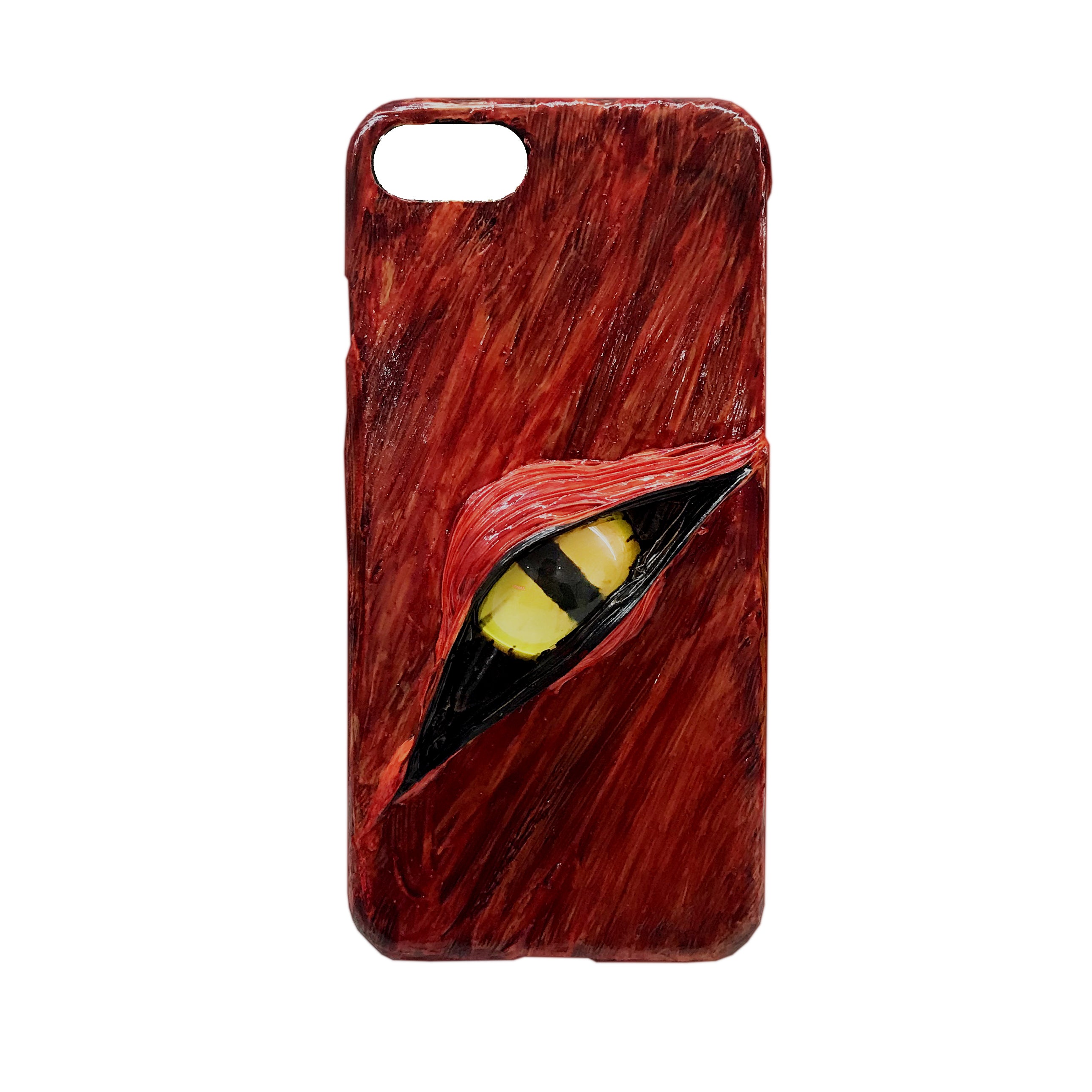 Handmade Cthulhu Eye Phone Case – Spooky Gothic Design