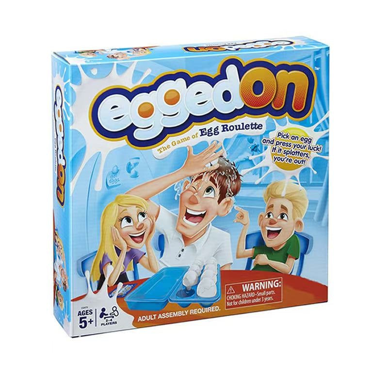 Egged On Game | Wet Egg Roulette Party Game for Kids & Family Fun