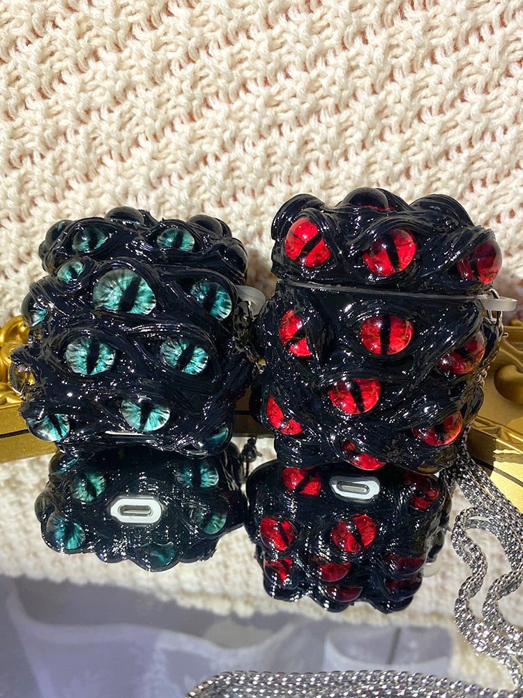 Handmade Cthulhu Eye Glow-in-the-Dark Phone Case（air pods)