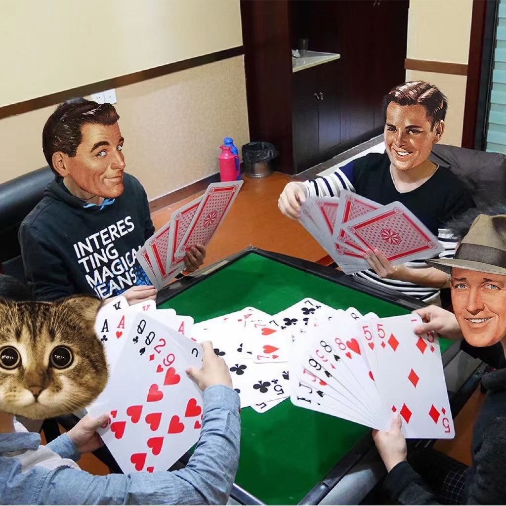 Giant Playing Cards 21x18cm - Funny Oversized Poker for Party Games, Customizable Novelty Gift for Adults