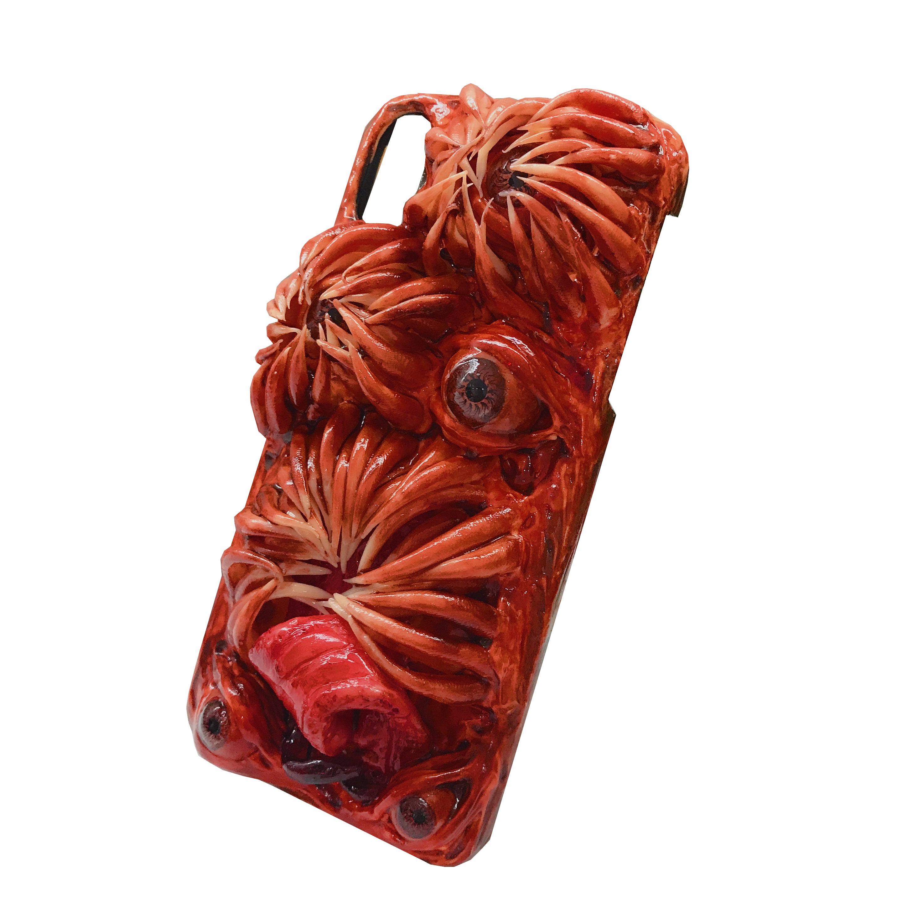 Handmade Cthulhu Eye Phone Case – Spooky Gothic Design