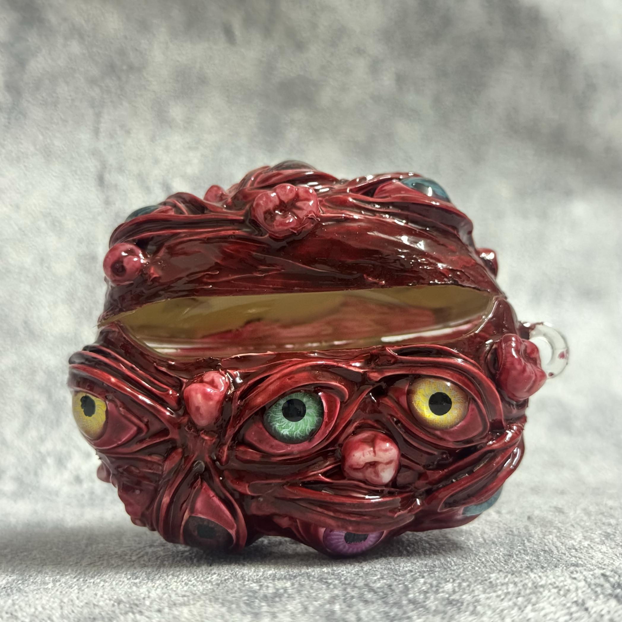 Handmade Cthulhu Eye Glow-in-the-Dark Phone Case（air pods）