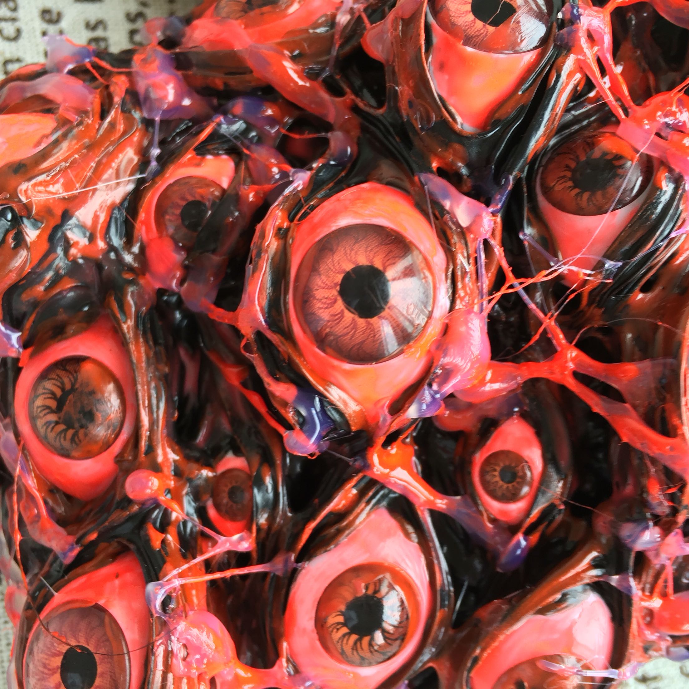 Handmade Cthulhu Eye Phone Case – Spooky Gothic Design