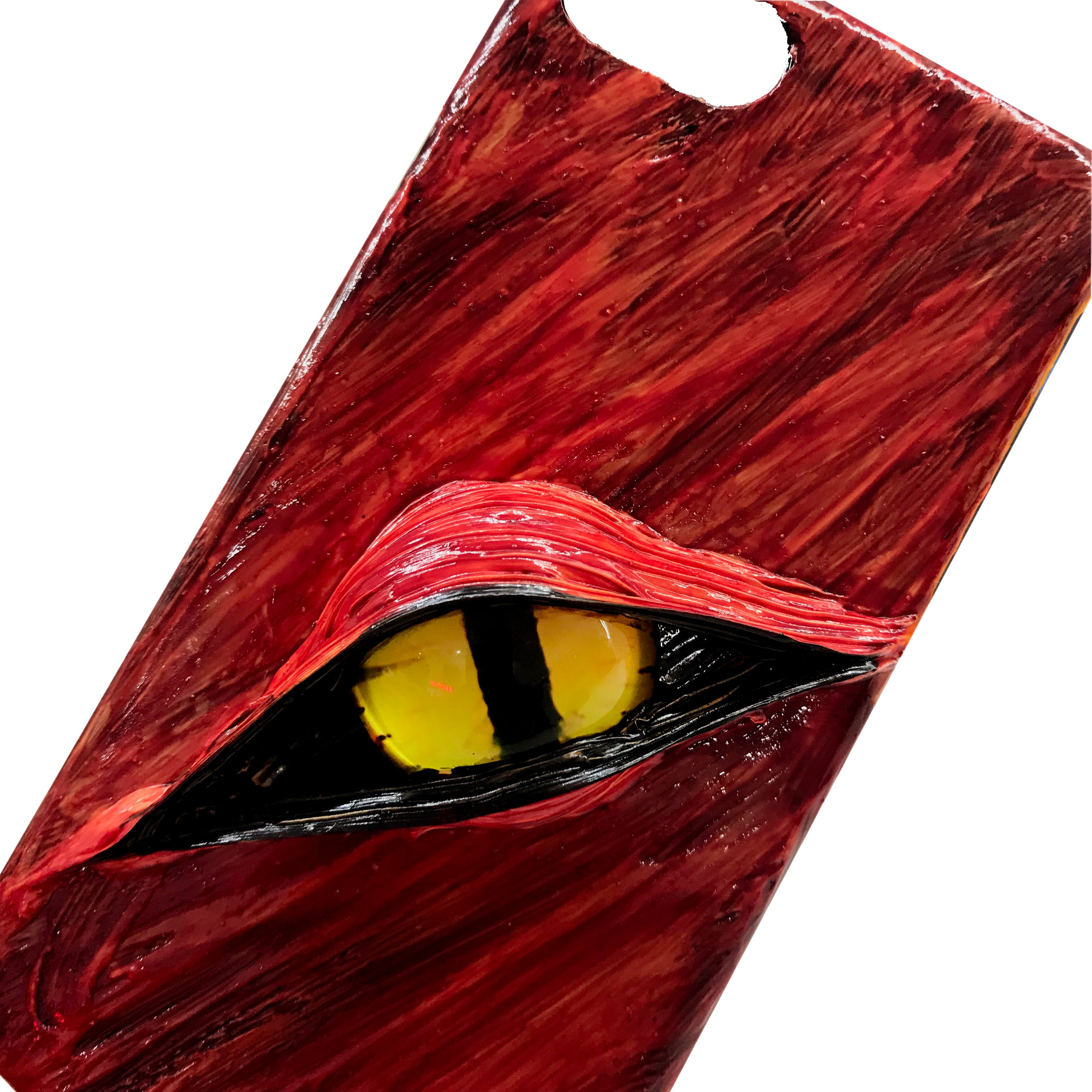 Handmade Cthulhu Eye Phone Case – Spooky Gothic Design