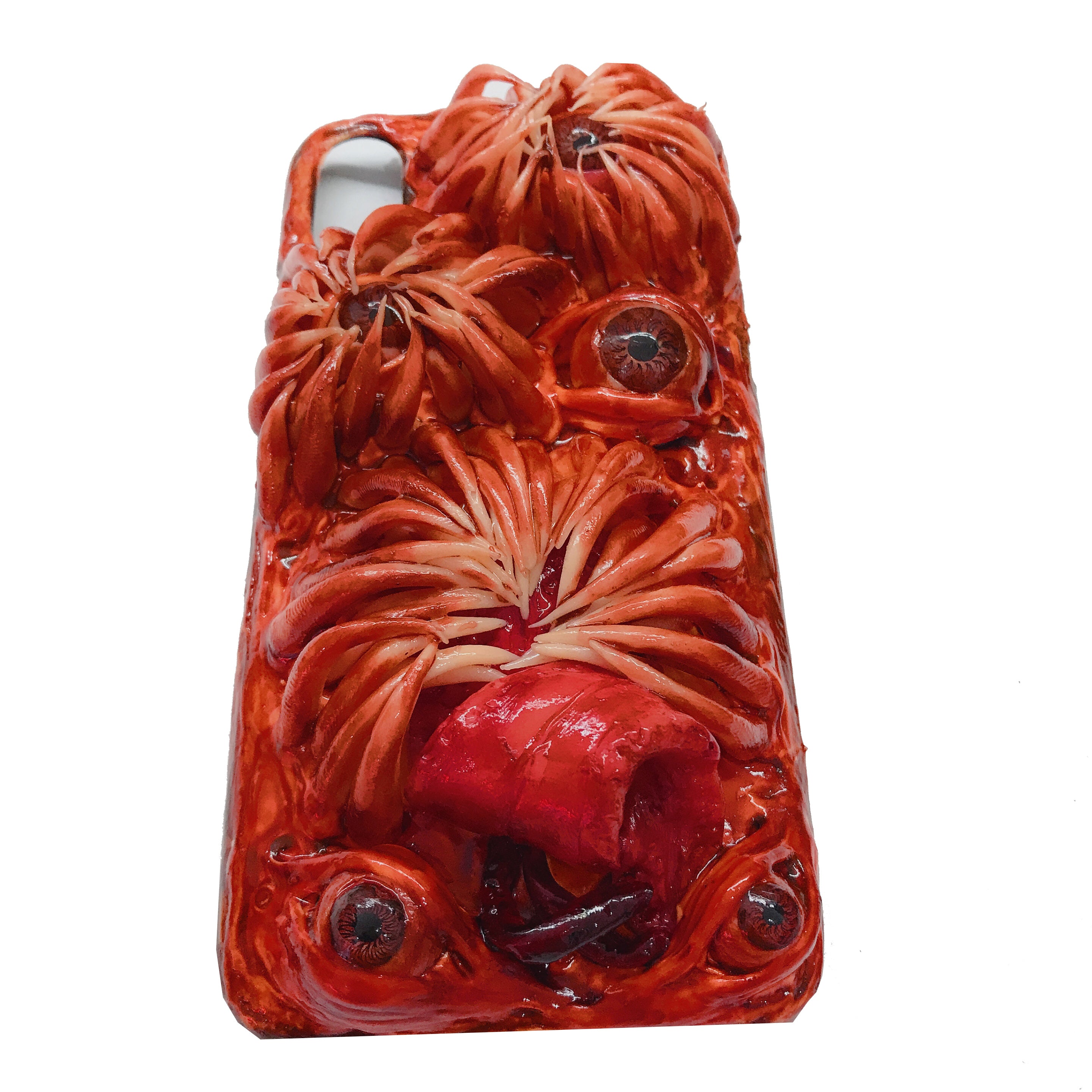 Handmade Cthulhu Eye Phone Case – Spooky Gothic Design