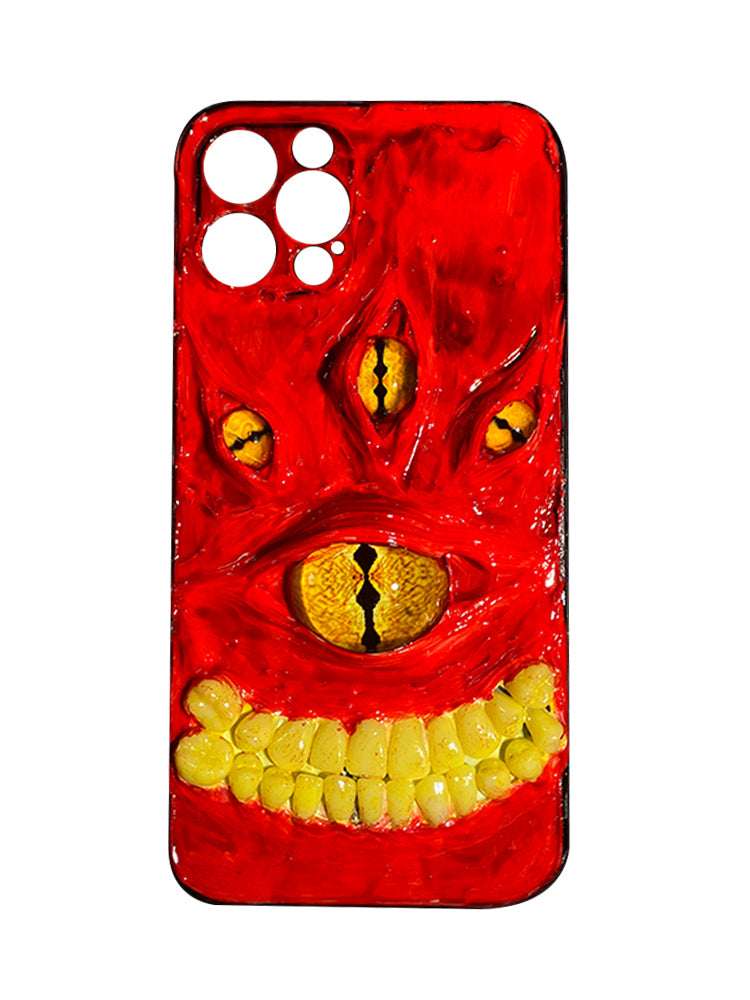 Handmade Cthulhu Eye Glow-in-the-Dark Phone Case