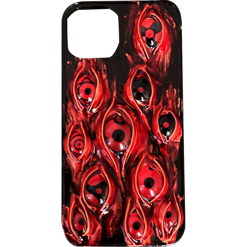 Handmade Cthulhu Eye Phone Case – Spooky Gothic Design