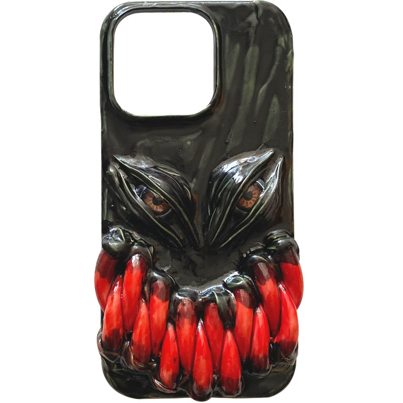 Handmade Cthulhu Eye Phone Case – Spooky Gothic Design
