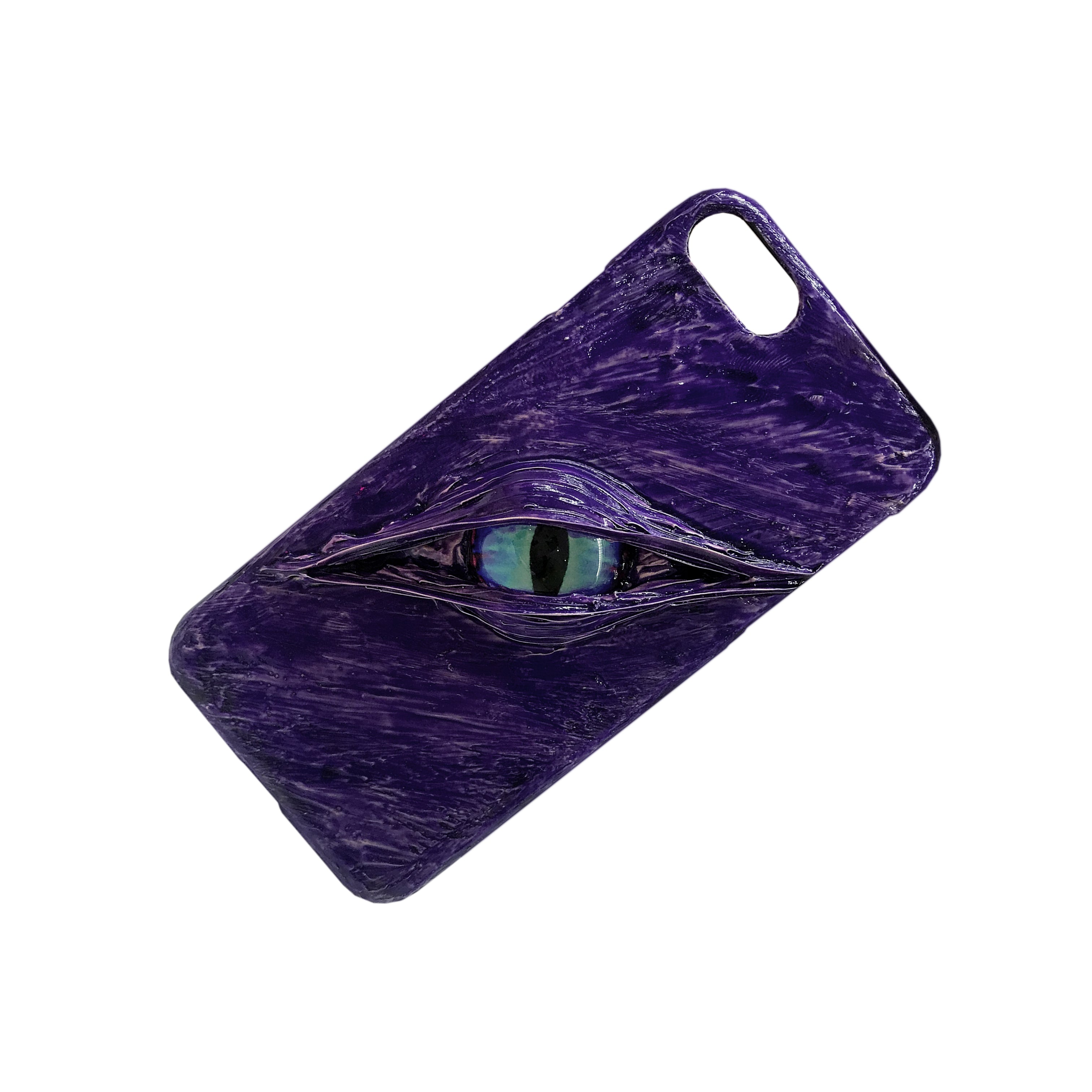 Handmade Cthulhu Eye Phone Case – Spooky Gothic Design
