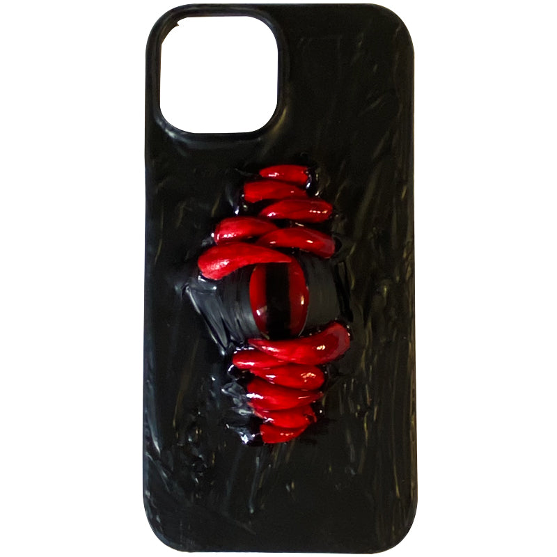 Handmade Cthulhu Eye Phone Case – Spooky Gothic Design