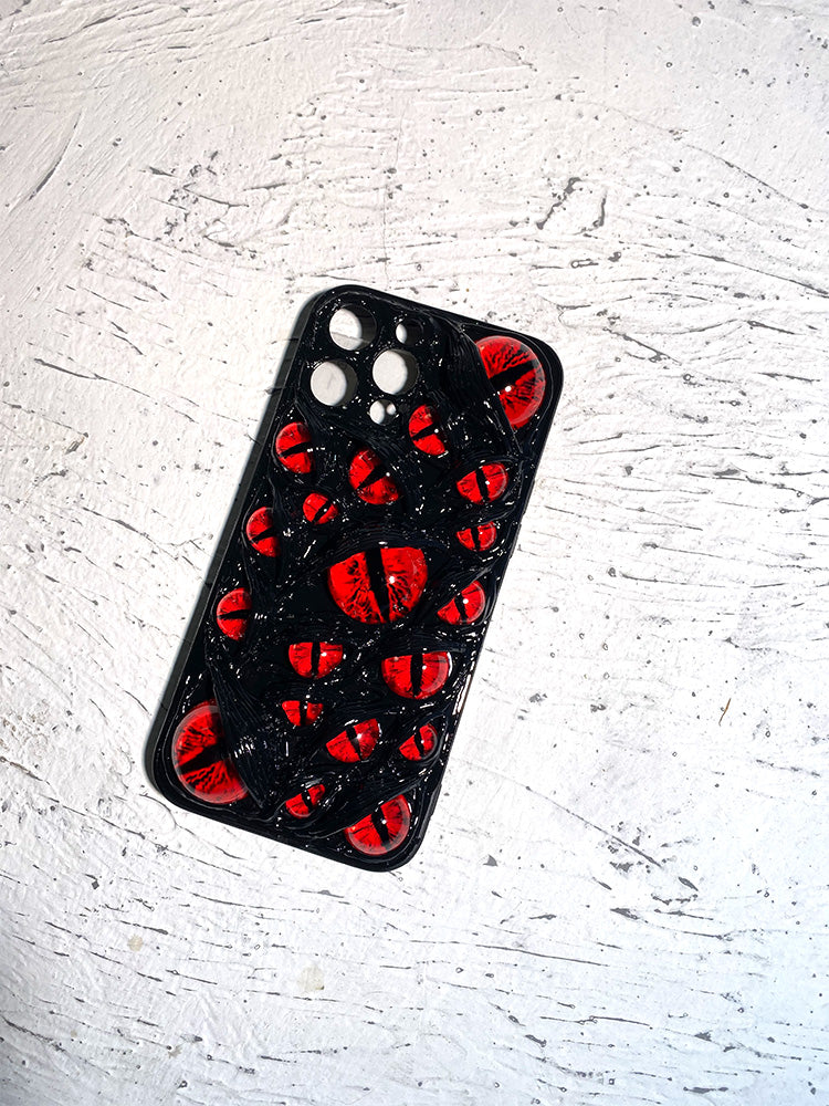 Handmade Cthulhu Eye Glow-in-the-Dark Phone Case