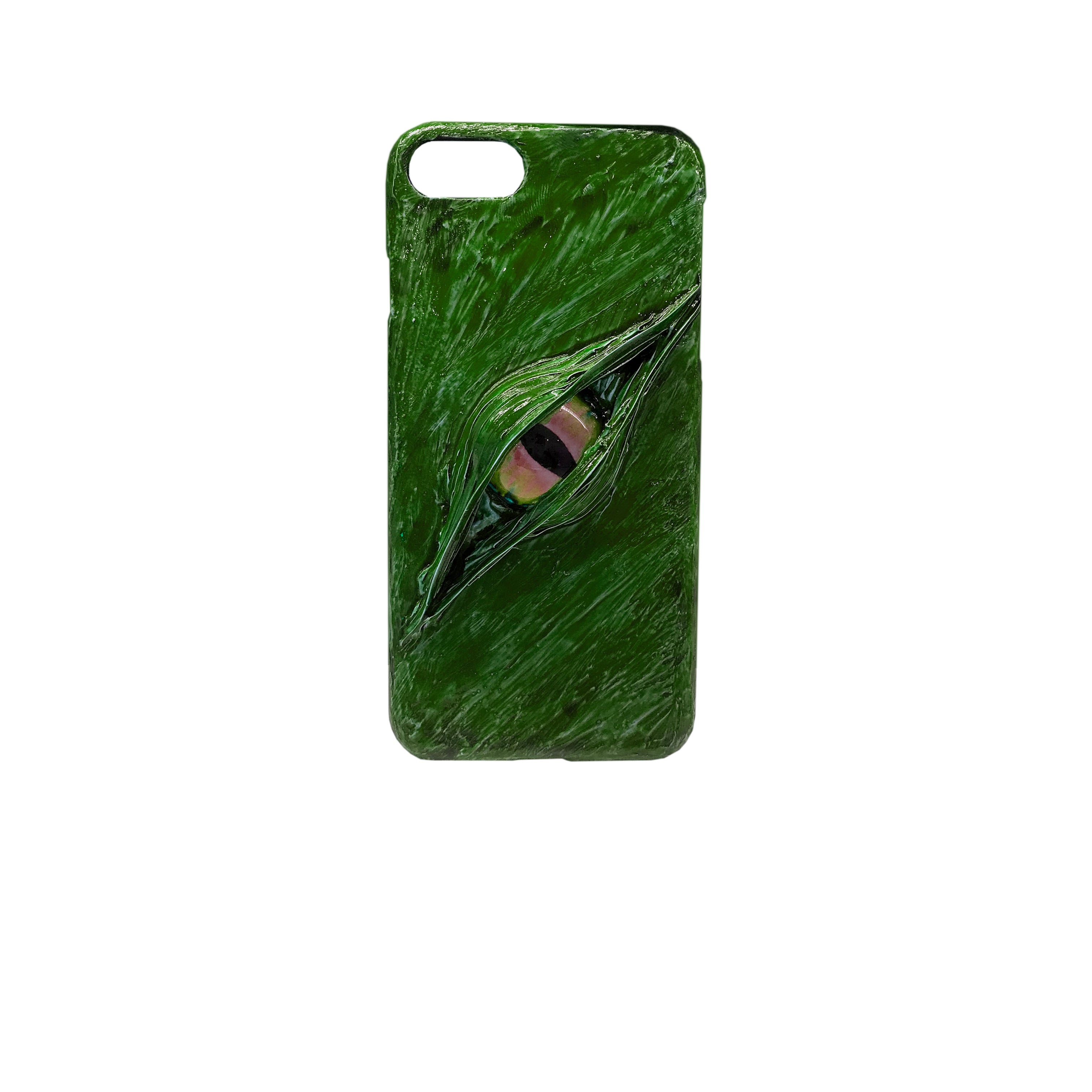 Handmade Cthulhu Eye Phone Case – Spooky Gothic Design