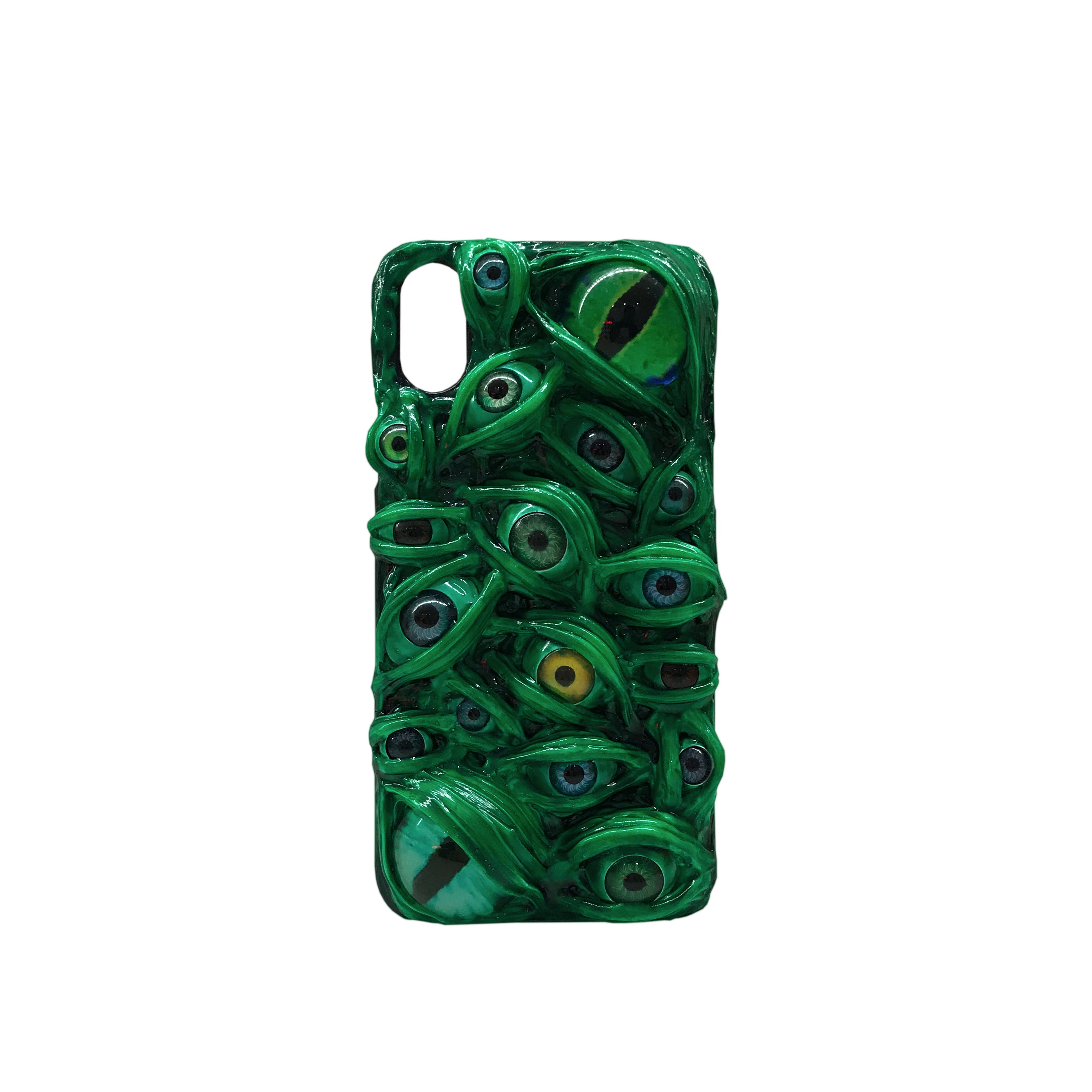 Handmade Cthulhu Eye Phone Case – Spooky Gothic Design
