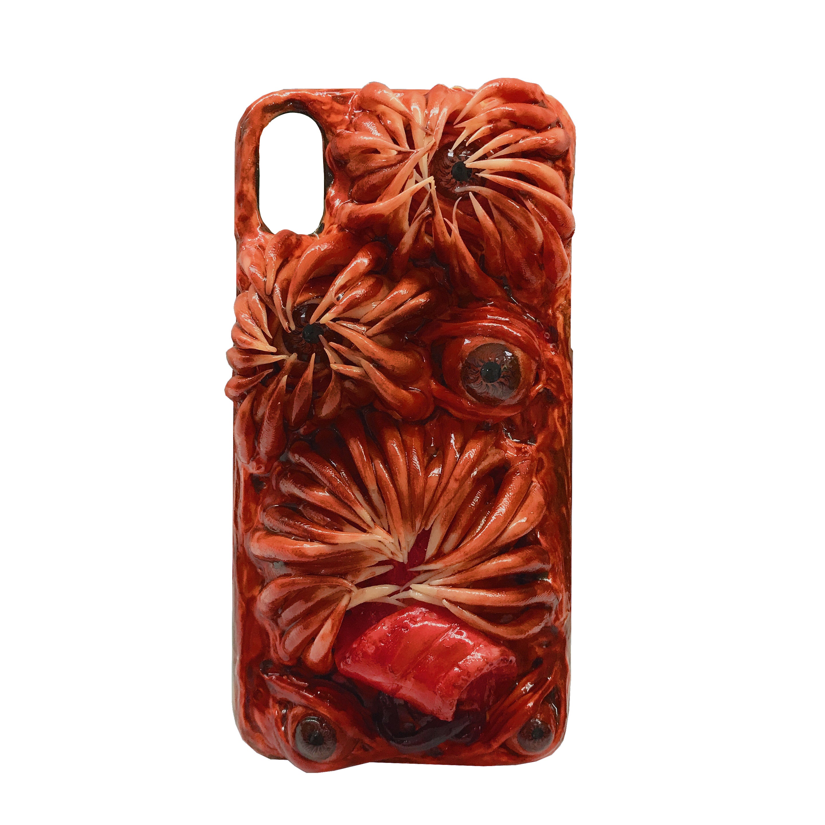 Handmade Cthulhu Eye Phone Case – Spooky Gothic Design