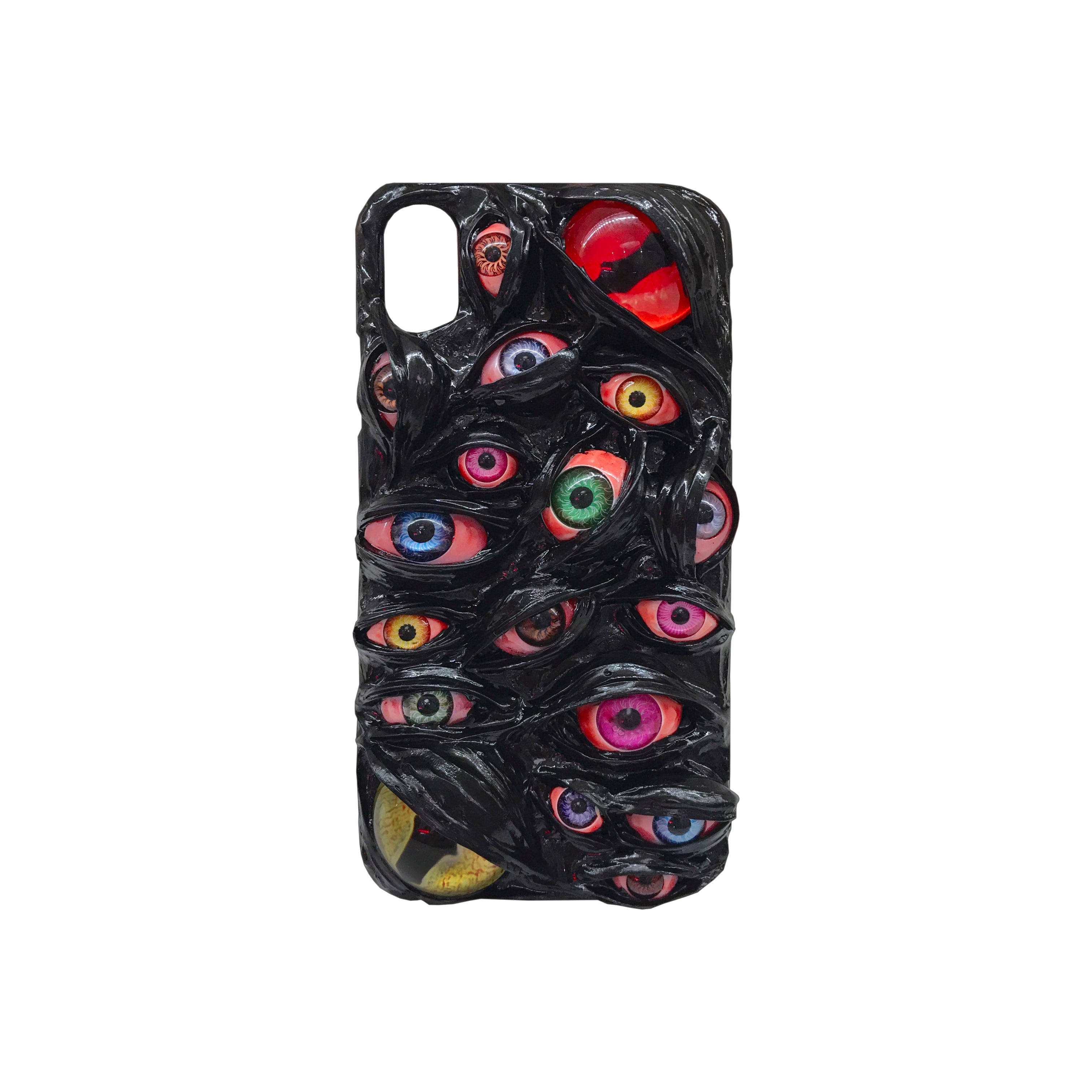 Handmade Cthulhu Eye Phone Case – Spooky Gothic Design