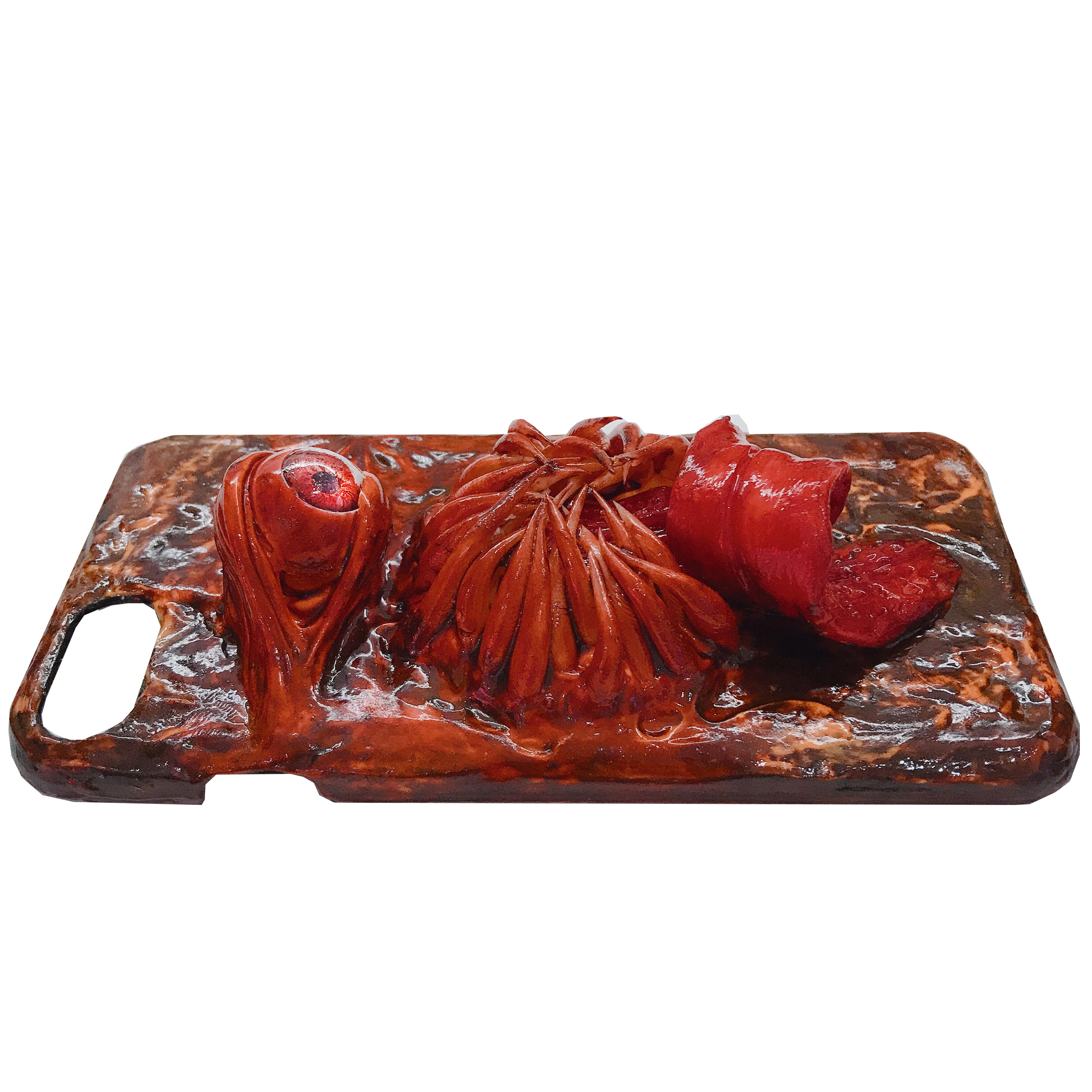Handmade Cthulhu Eye Phone Case – Spooky Gothic Design