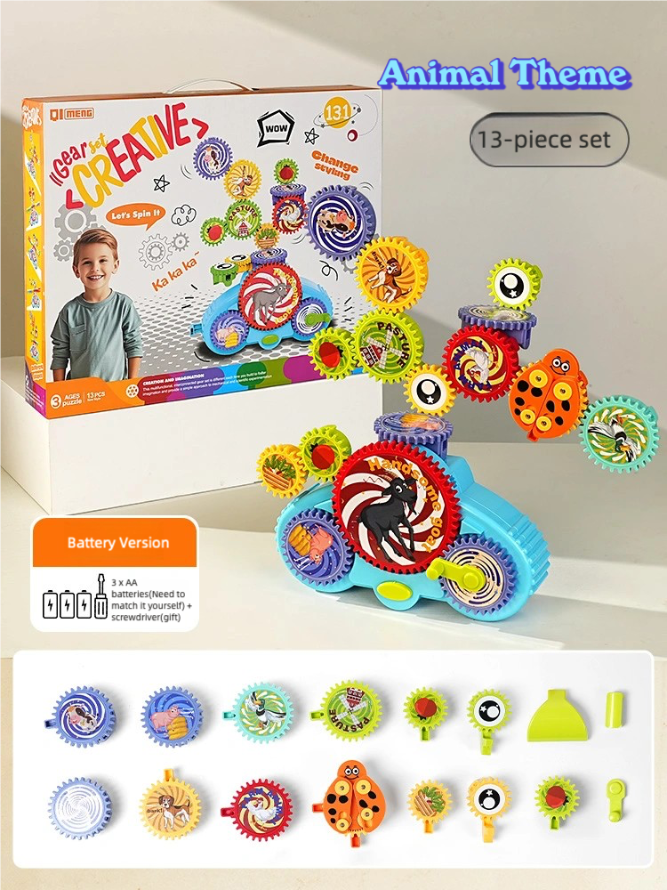 Versatile Gears Electric Building Blocks