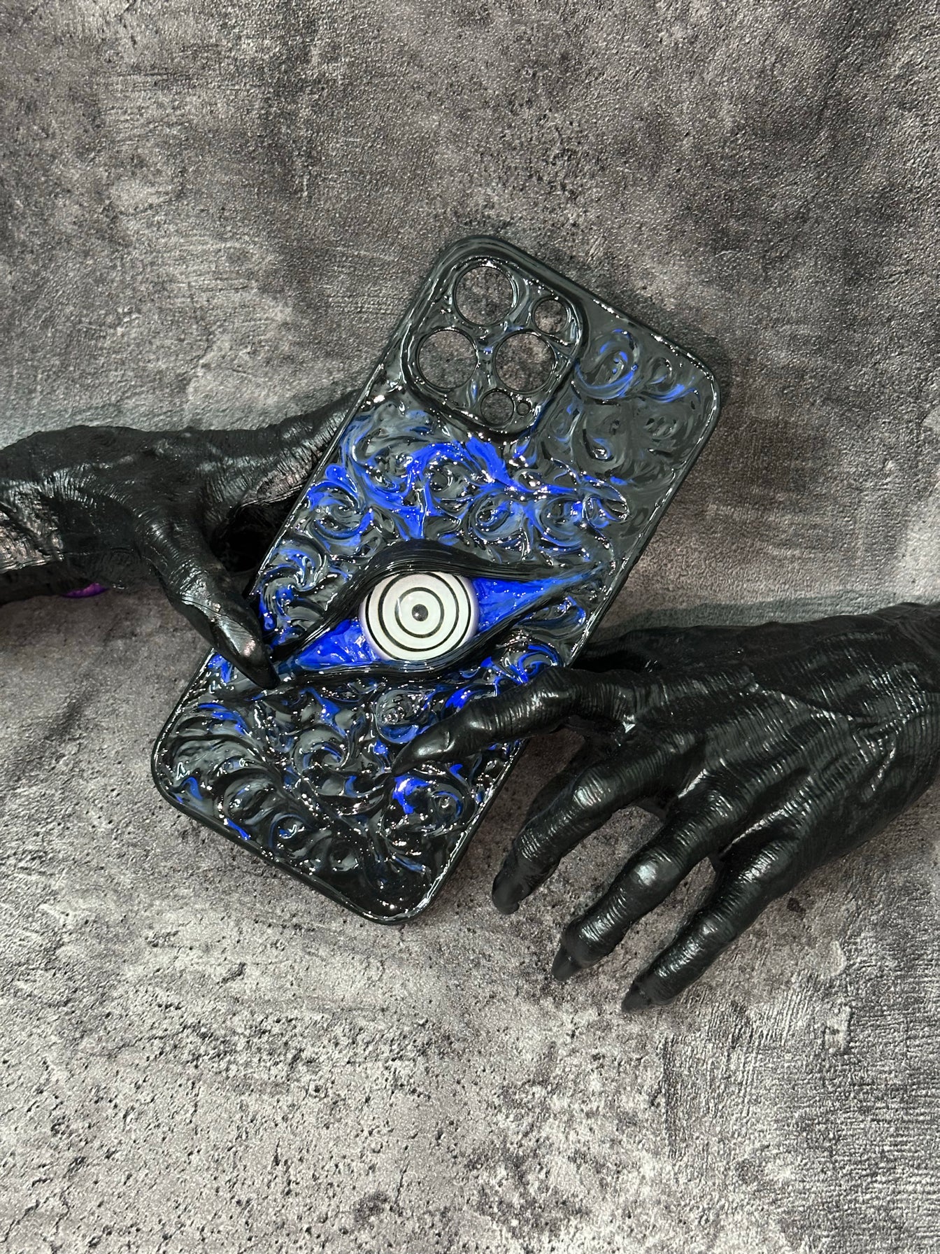 Handmade Cthulhu Eye Glow-in-the-Dark Phone Case