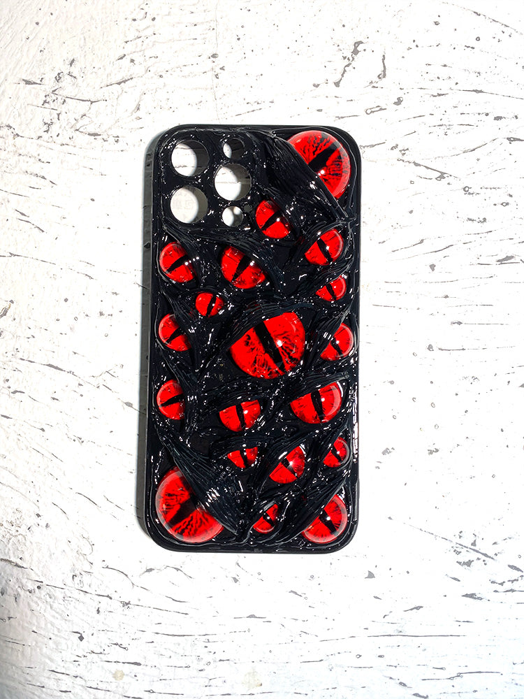 Handmade Cthulhu Eye Glow-in-the-Dark Phone Case