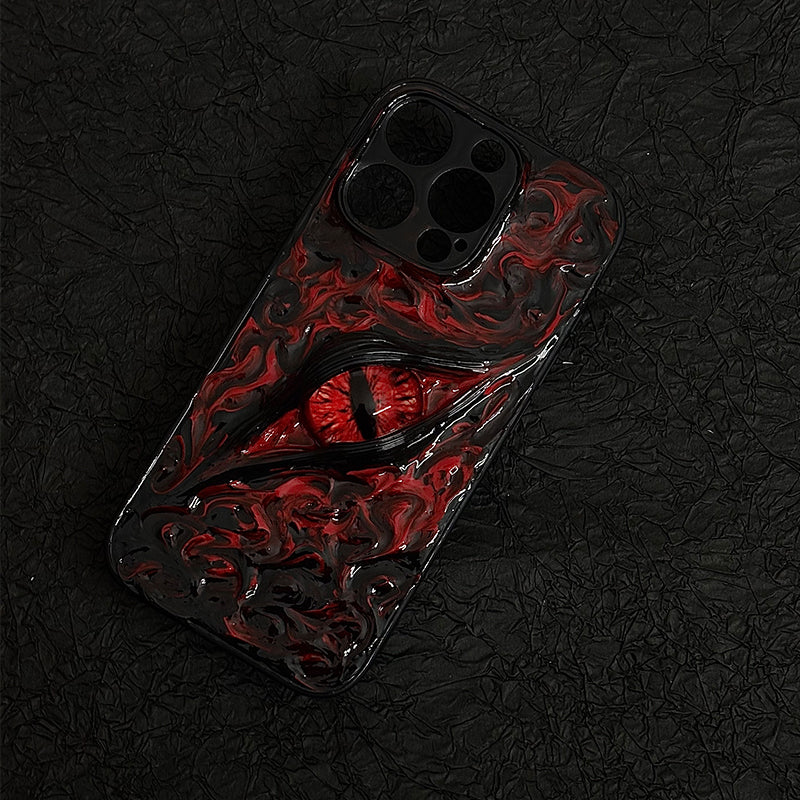 Handmade Cthulhu Eye Glow-in-the-Dark Phone Case