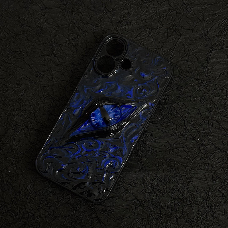 Handmade Cthulhu Eye Glow-in-the-Dark Phone Case