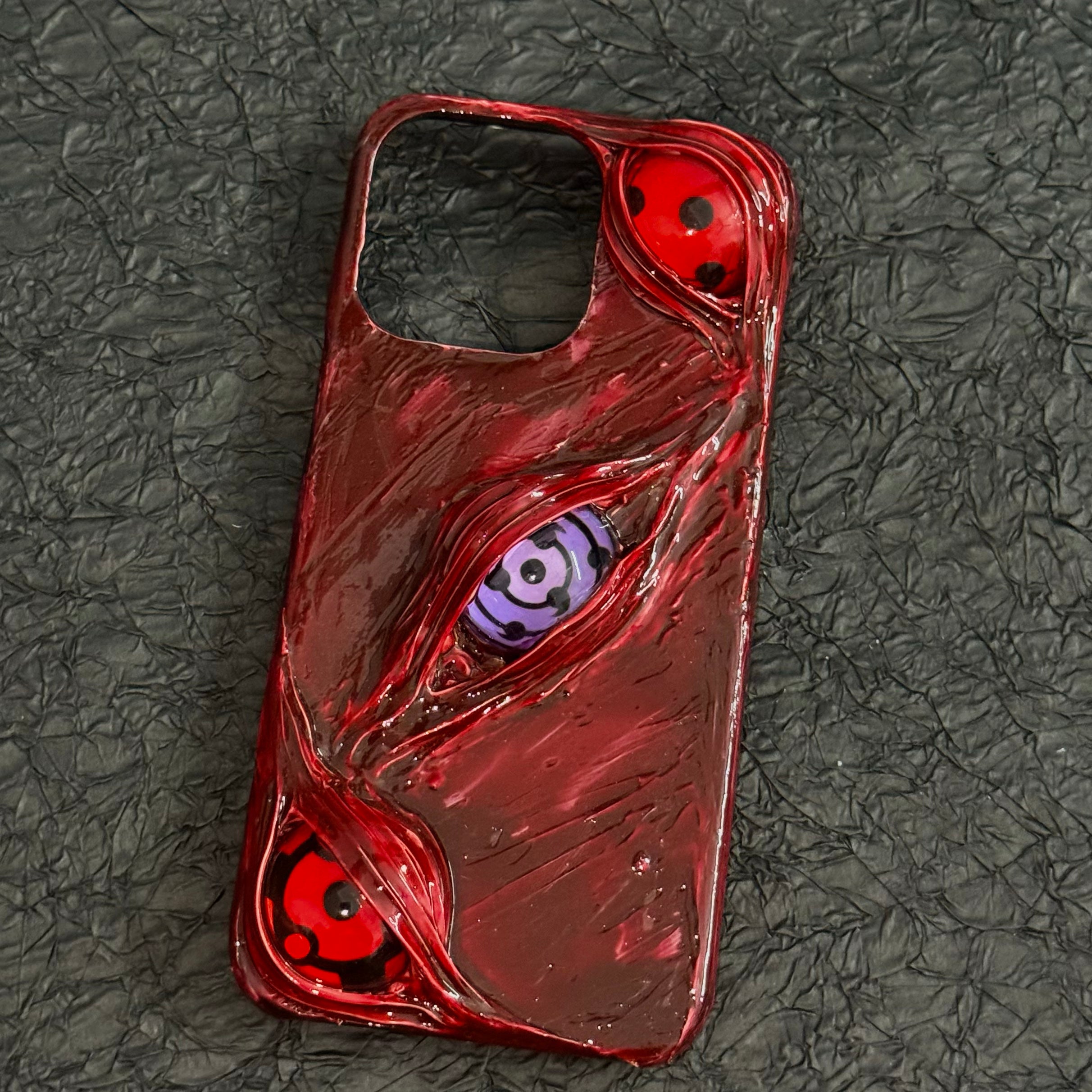 Handmade Cthulhu Eye Glow-in-the-Dark Phone Case