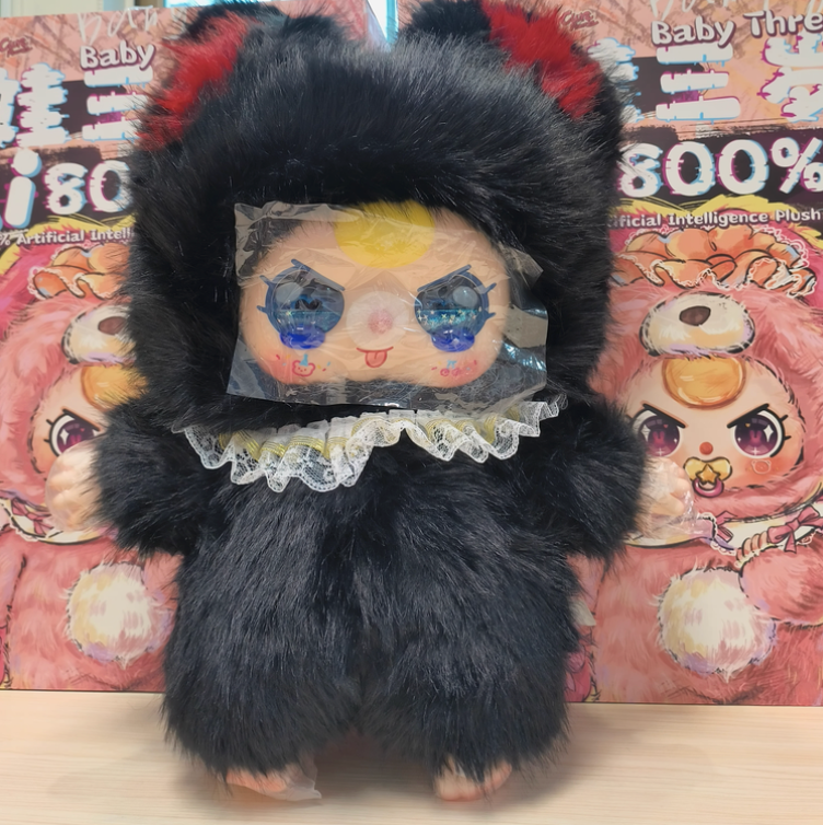 Original Baby Three Ai 800% Bliand Box Can Tell A Story In English Limited Kawaii Action Figure Big Vinyl Doll Kids Gift